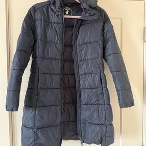 SAVE THE DUCK Blue Puffer Jacket